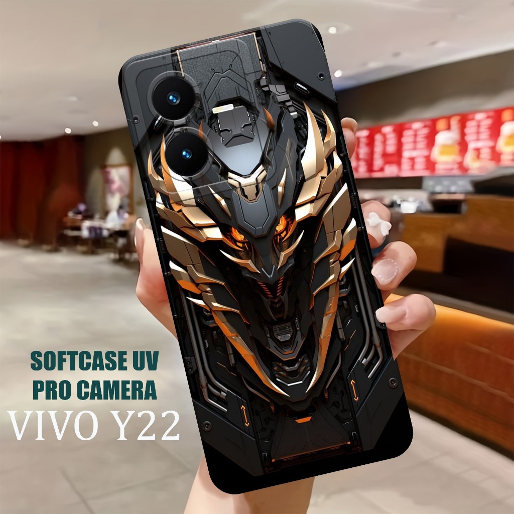 เคส HP VIVO Y22 - เคส VIVO Y22 ล่าสุด - เคส VIVO Y22 Softcase - Pro Camera Softcase - เคสโทรศัพท์ VI