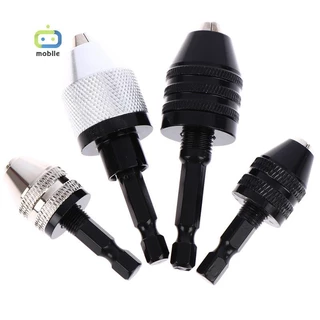 [maygood] 1/4 Hex Shank Keyless Drill Chuck Quick Change adapter Converter เจาะอะแดปเตอร์ {TH}