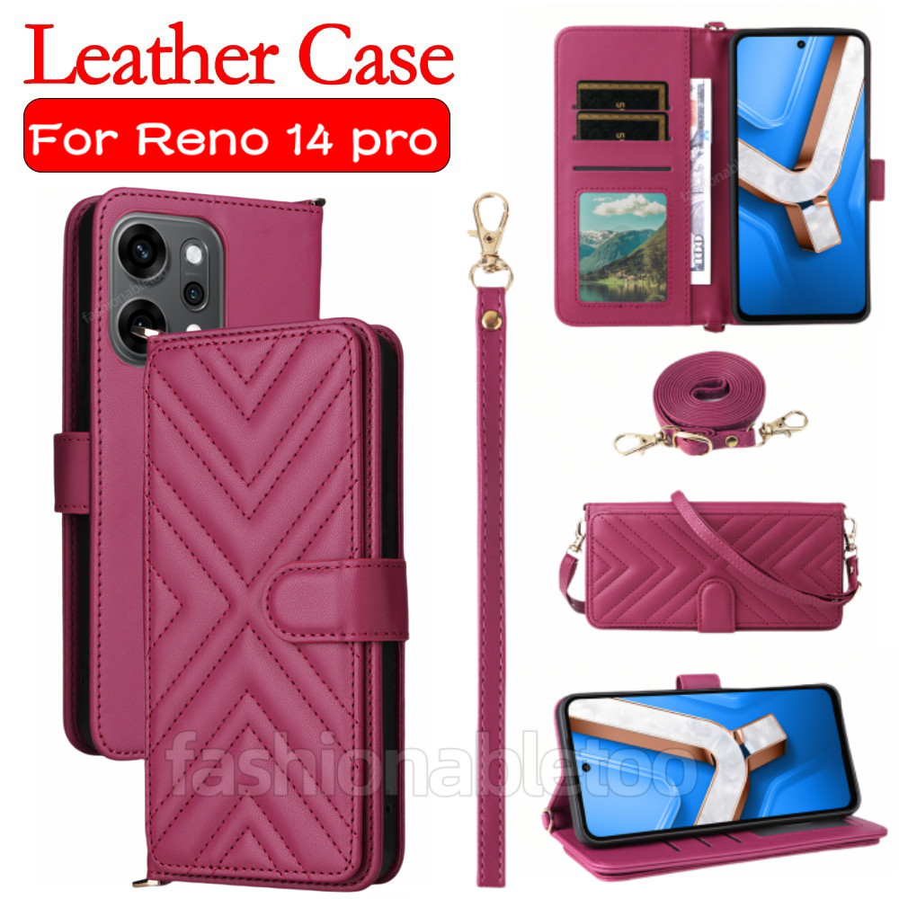 สําหรับ Reno 14 Pro 5G หนังสําหรับ Oppo Reno 14 Pro F 14pro 14F 1 4 Reno14 pro Reno14pro Reno14 F Re