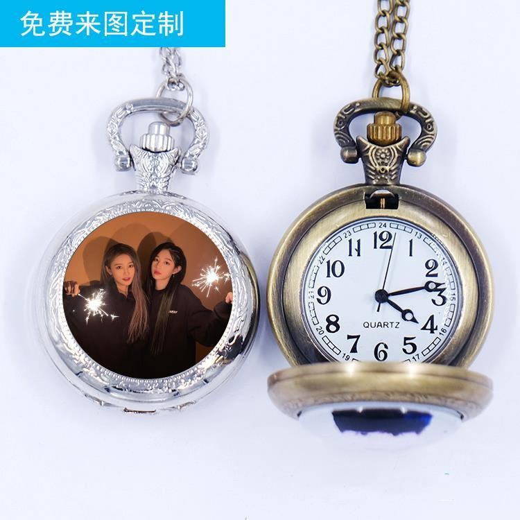 SNH48诗情画奕周边王奕周诗雨定制照片怀表项链闺蜜应援创意礼物SNH48 Poetry, Emotion, Painting, Yi, Surrounding Wang Yizhou Poetry2