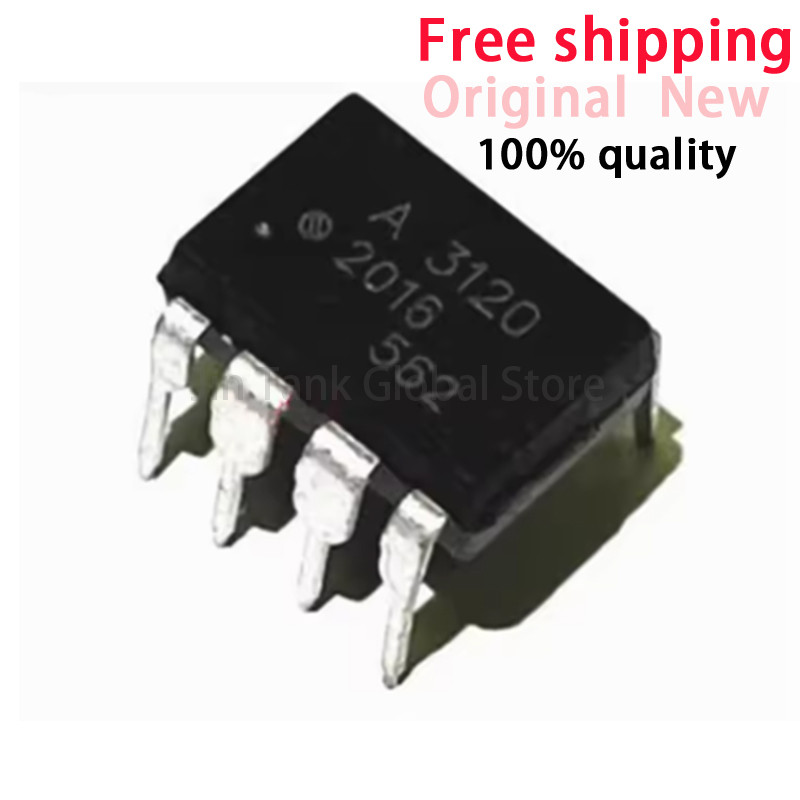 10PCS HCPL-3120 HCPL3120 3120 DIP8 A3120 ในสต็อก