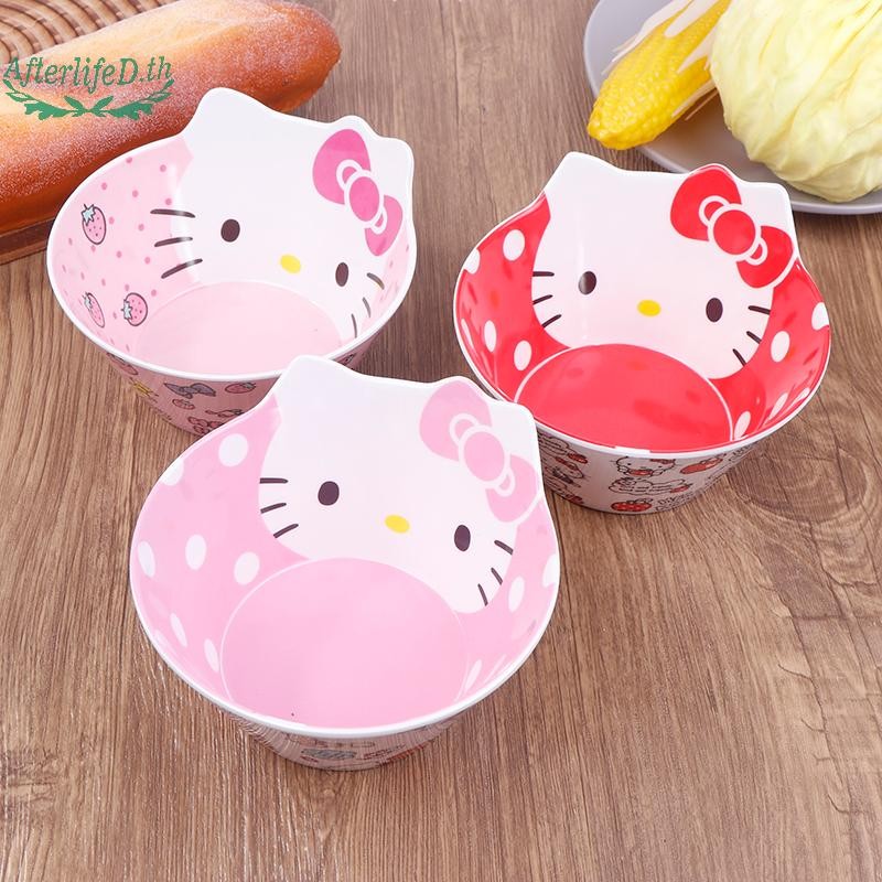 AF น่ารักการ์ตูนชามซุปชามอาหารเด็กบนโต๊ะอาหาร Anti-drop Anti-scald ชามซุปสําหรับของขวัญเด็ก A