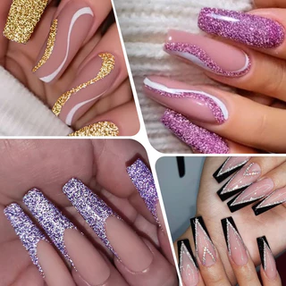 MTSSII 5ml สะท้อนแสง Glitter Line Gel ยาทาเล็บเลเซอร์ประกายฝรั่งเศส Line Drawing Painting Gel