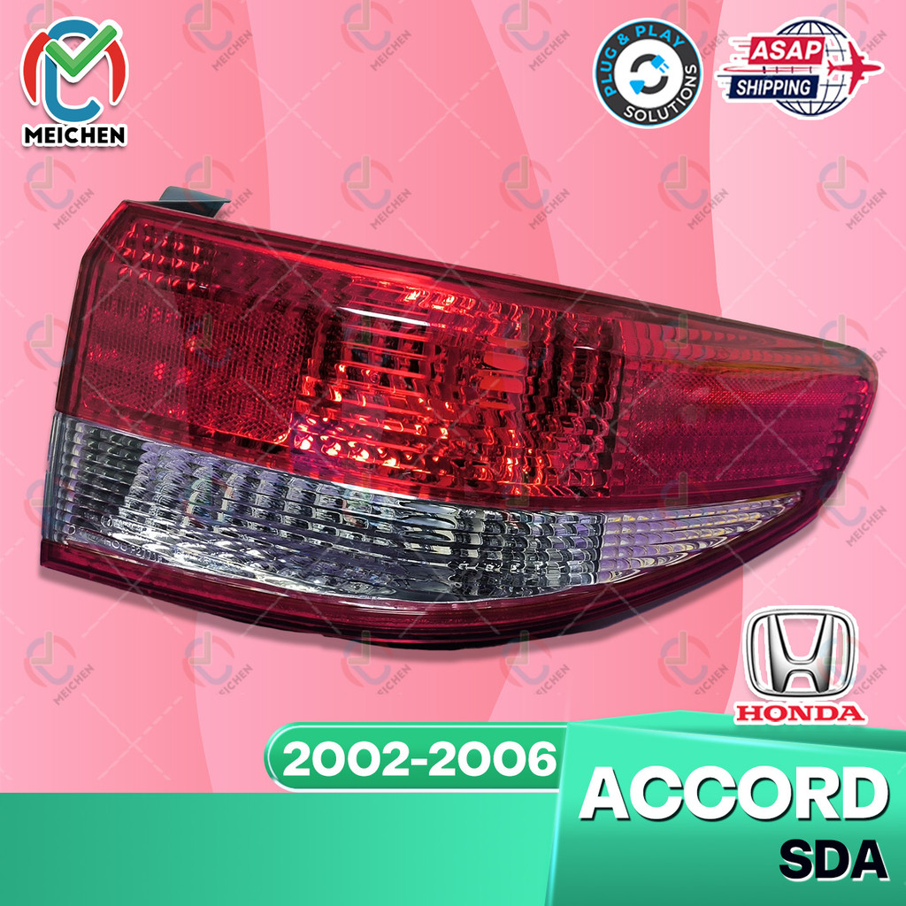 Honda Accord G7 SDA CM 2002 -2006 CM4 CM5 CM6 ไฟท้าย ไฟท้ายไฟเบรคไฟท้าย​แต่ง​ โคมไฟท้าย เสื้อ​ไฟท้าย