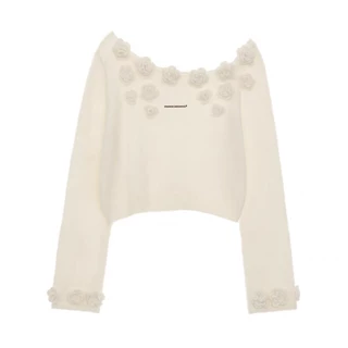 IRIS BOUTIQUE IS2025010305 Rose lace setเสื้อ กระโปรงผู้หญิง เซ็กซี่นิดๆ ใส่ไปเดท