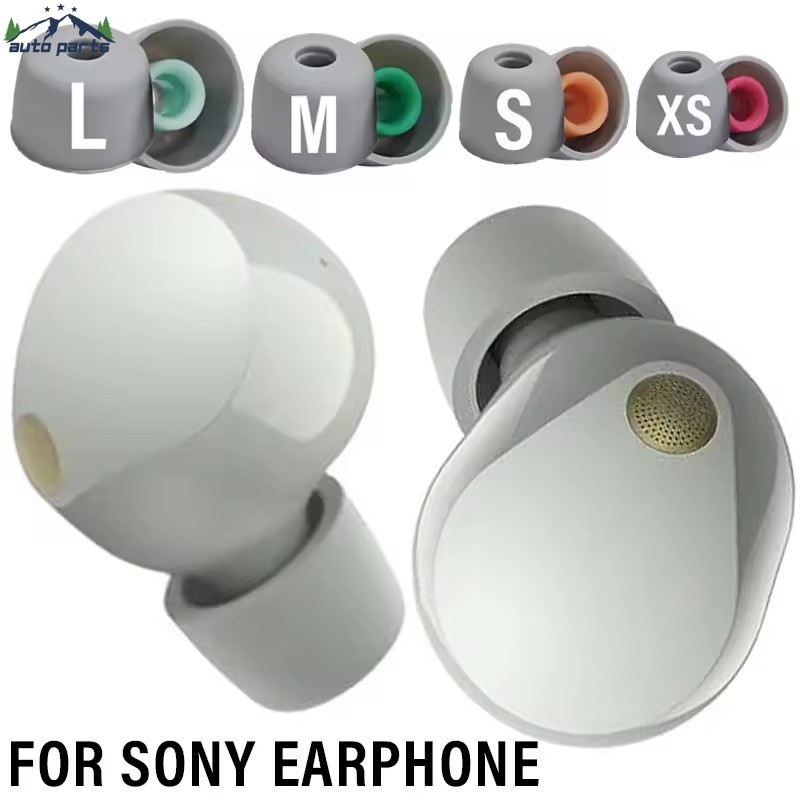 สําหรับ Sony WF-1000XM5 1000XM4 1000XM3 - 1/2/4 คู่หูฟังตัดเสียงรบกวน - หูฟังไร้สายเคล็ดลับหูเปลี่ยน - ที่อุดหูซิลิโคนอ่อนนุ่ม - L/M/S/XS