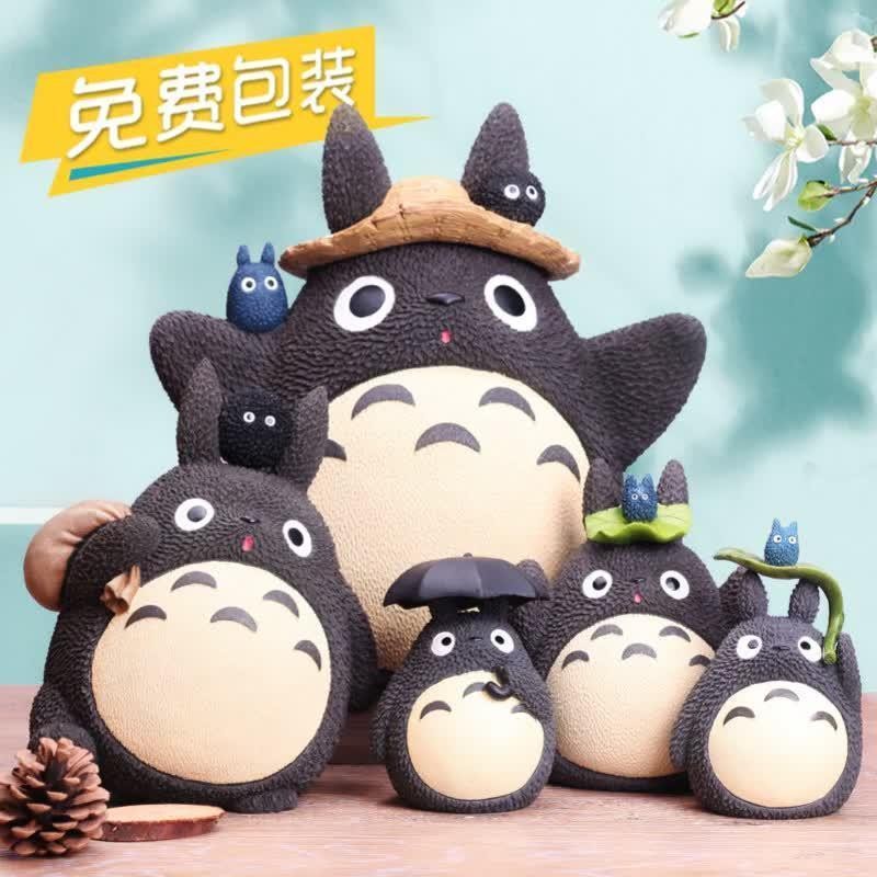 ของขวัญปีใหม่โทโทโร่กระปุกออมสินเด็กเด็กชายกันกระแทกของขวัญปีใหม่ส่งสาวการ์ตูนน่ารักสร้างสรรค์กระปุกออมสินความจุขนาดใหญ่