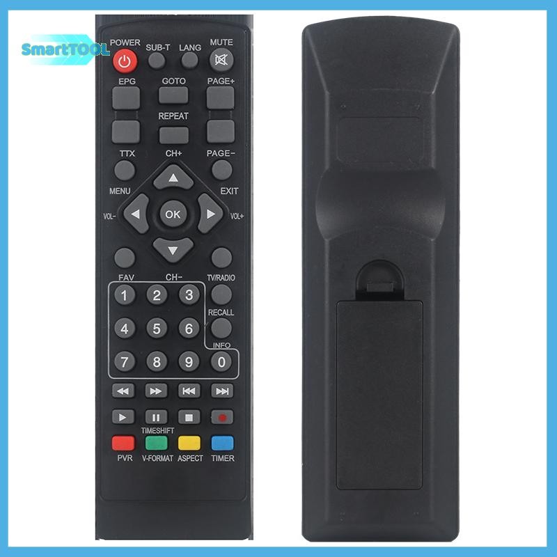 Utzn> รีโมทคอนโทรลเหมาะสําหรับ DVB-T2 สําหรับโทรทัศน์อัจฉริยะ STB HDTV สําหรับสมาร์ทชุดกล่องด้านบนความละเอียดสูงรีโมทคอนโทรลดิจิตอลใหม่
