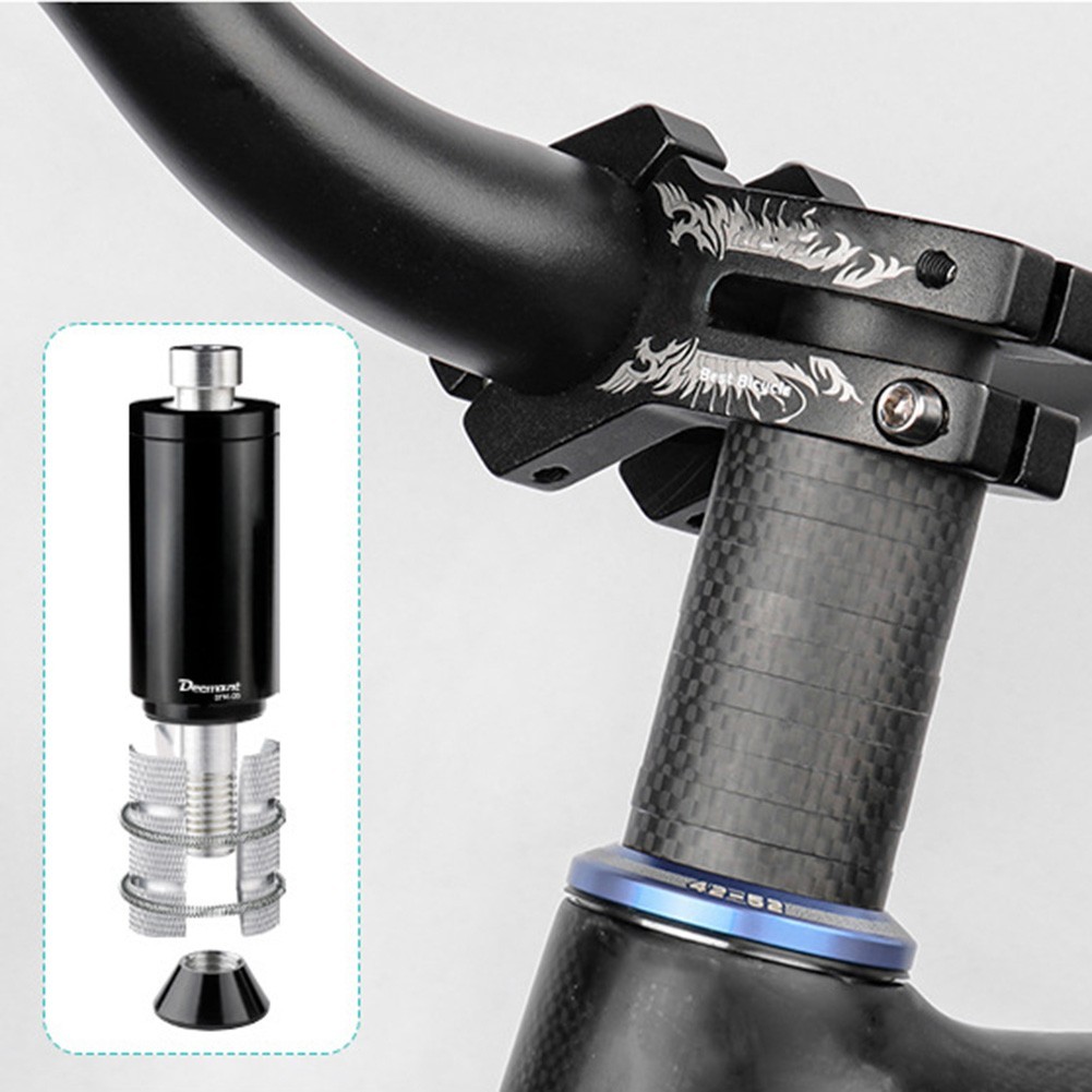 <BLOOMY>Stem Height Booster Mountain Bike Road Bike Aluminum Alloy Handlebar Riser❀