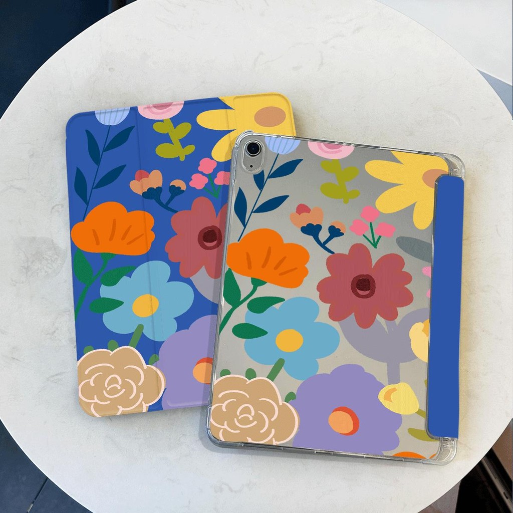 ป้องกันtpuสําหรับipad Gen 6 Pro 10.5 Air 4 Air 3 Air 5 Gen 9 Gen 5 Gen 10 Gen 8 Air 6 Gen 7 2021 Pro 11 พร้อมช่องเสียบปากกาน่ารักGraffiti - รูปที่ 2