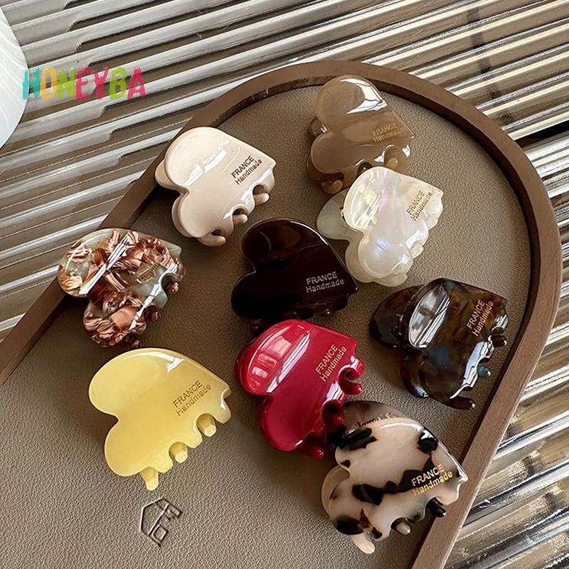 <Honeyba> สร้างสรรค์แฟชั่นหัวใจผมขนาดเล็กclaw Acetateกิ๊บติดผมสําหรับผู้หญิงสาวน่ารักรูปหัวใจกิ๊บติดผมเครื่องประดับผมของขวัญที่ดี ราคา ถูกที่สุด ดีลบีเคเค รูปภาพหลัก