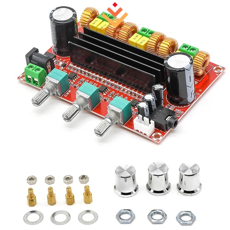 Tpa3116d2 2x80W + 100W (เบส) 2.1 ช่องซับวูฟเฟอร์ดิจิตอลเครื่องขยายเสียงสเตอริโอ AMP โมดูล DIY ลําโพง 12-26V