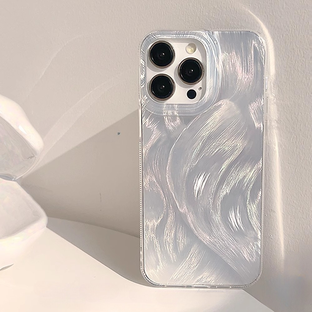 ขนนกสุดหรูตก แต่งกลิตเตอร์กันกระแทก Tpu อ่อน IPhone 11 15 12 7Plus 14 13 Pro Max XR 14 8 7 Plus X XS Max SE 2020