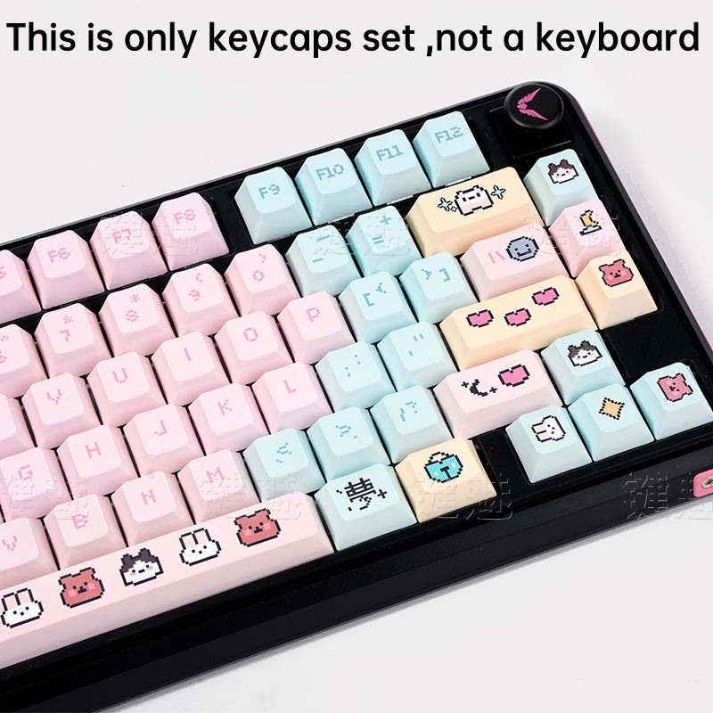 Pbt Keycap Cherry Pixel Rabbit Full Five Sided Dye Sublimation Mechanical Keyboard Keycap ปรับให้เข้ากับ 61/64/67/68/71/75/78/82/84/87/96/98/100/104/108<p>“><center><h4></h4><p><p><font color=