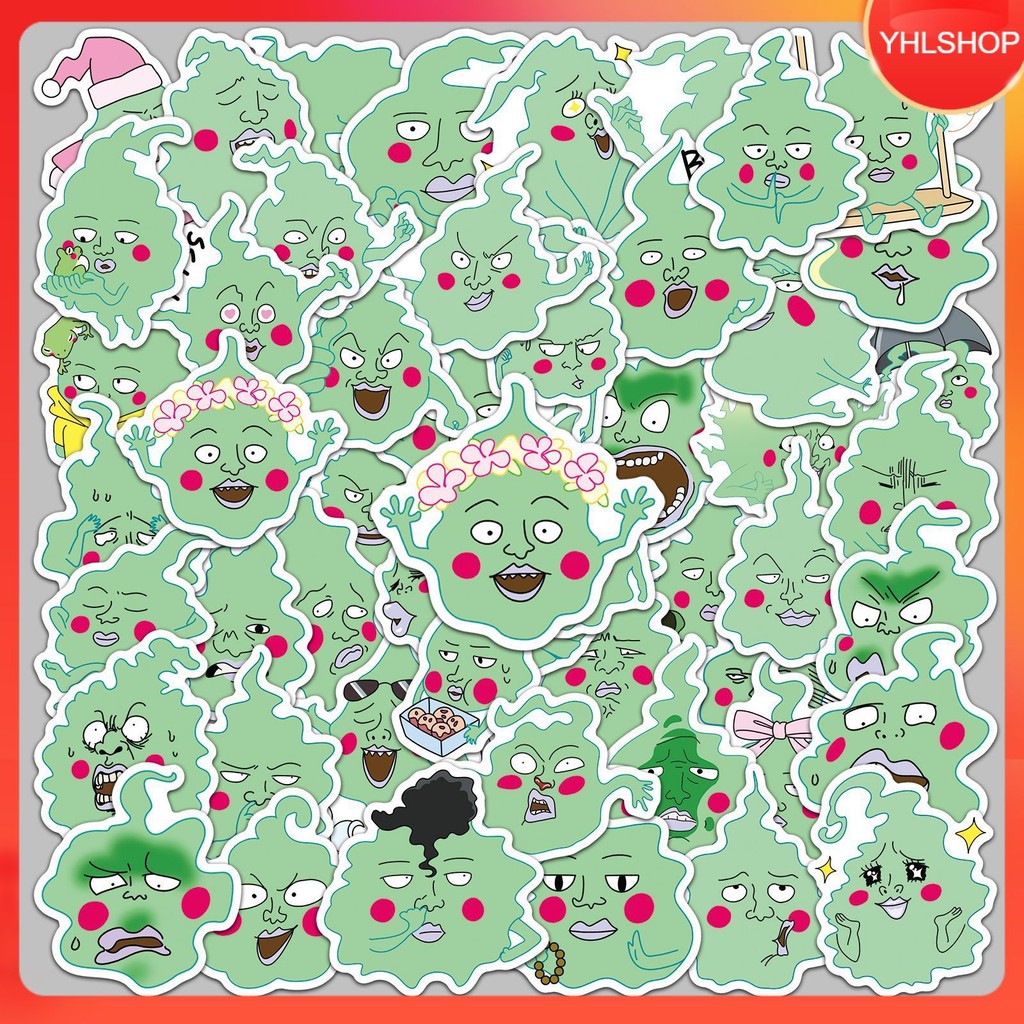 🎭พร้อมส่ง🎭 50แบบ สติกเกอร์ มังกะ ม็อบไซโค 100 คนพลังจิต Ekubo Dimple mob psycho 100 sticker