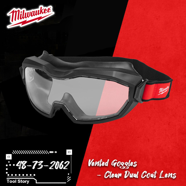 Milwaukee - แว่นครอบตานิรภัย รุ่น High Profile รุ่น 48-73-2062