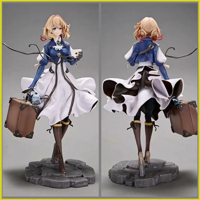 Sta5 Violet Evergarden Action Figure กระเป๋าเดินทางมือถือตุ๊กตาของเล่นเด็กตกแต่งบ้านรถเครื่องประดับค
