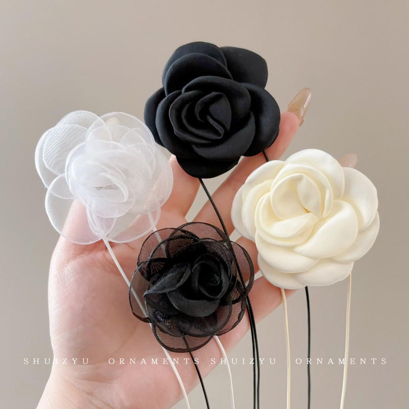 สร้อยคอสายคาเมลเลีย สร้อยคออารมณ์อินหวานของผู้หญิง