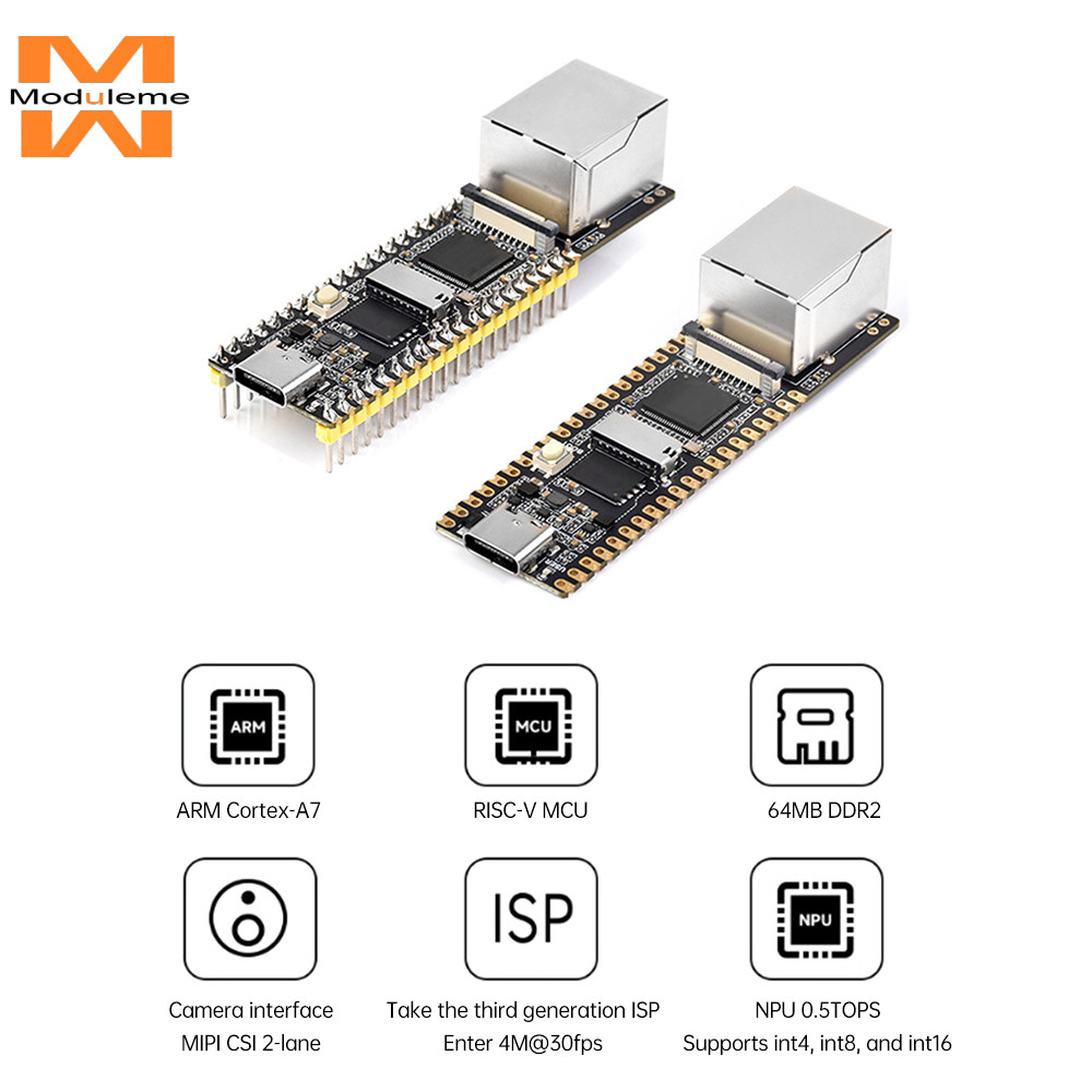 Luckfox Pico Plus Luckfox RV1103 กระดานพัฒนา Linux Cortex-A7 พร้อมอินเทอร์เฟซ Type-C Ethernet
