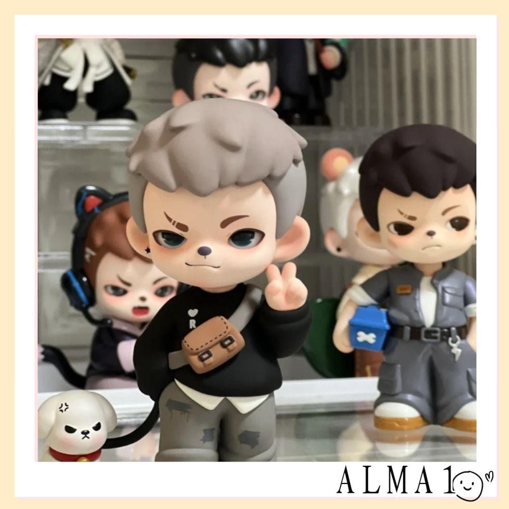 Alma อะนิเมะตัวเลขตุ๊กตา, Rayan เดินสุนัข Series กระต่ายเด็ก Series Baby Zora เครื่องประดับ, POPBEAN