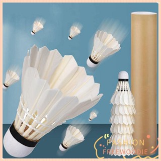 Freewoodie 3/6/12 ชิ้นลูกแบดมินตัน, ลูกขนไก่แบดมินตันมืออาชี…