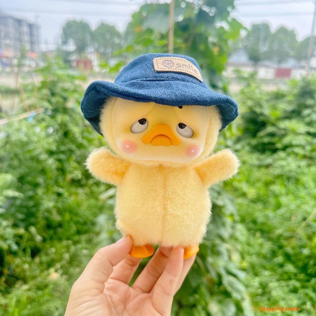 น่ารักตุ๊กตาตุ๊กตาแฟชั่นหมวกเป็ดตุ๊กตาตุ๊กตาถังหมวกหรือกล้อง