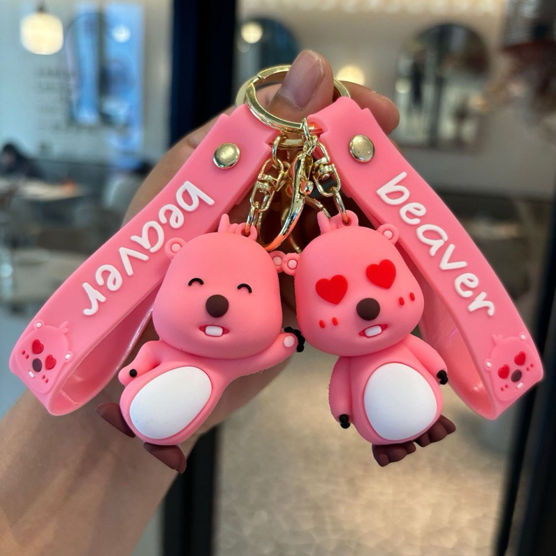 GANTUNGAN JOY KC08 - พวงกุญแจ Loopy / พวงกุญแจของที่ระลึกพร้อมตัวอักษรน่ารักสําหรับรถยนต์ กระเป๋าเป้