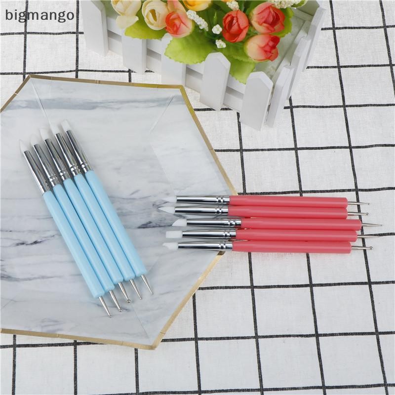 [bigmango] 5 X 2 Way เครื่องปั้นดินเผา Clay Styluses เครื่องมือ Polymer Clay Sculpture Nail Art เครื่องมือสต็อกใหม่