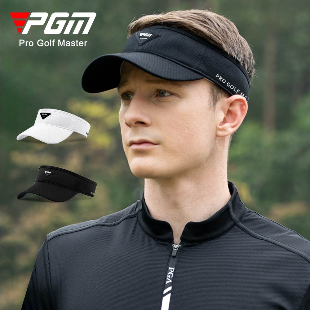 หมวกกันแดด mens PGM Golf Hat ระบายอากาศดี ดูดซับเหงื่อ ปรับขนาดได้