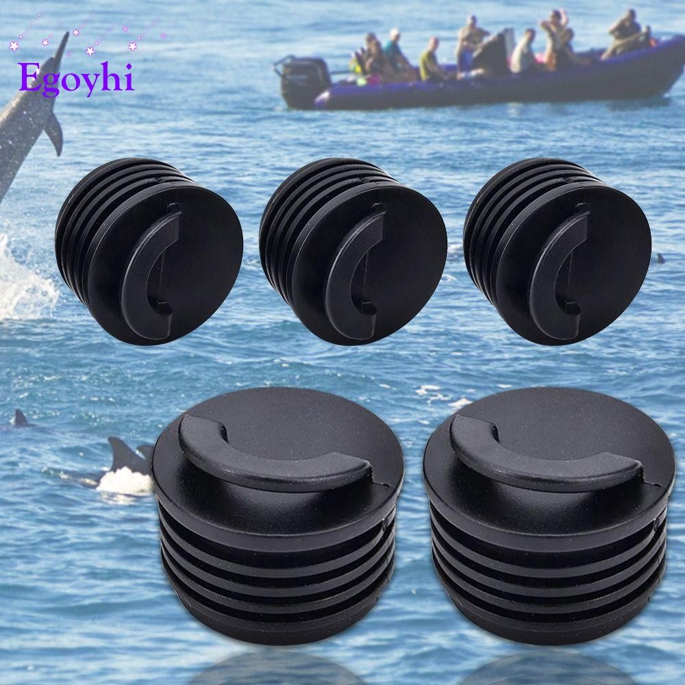 EGOYHI 4 ชิ้น Scupper Stopper สำหรับKayak และเรือล่องแก่ง ชิ้นส่วนยาง plug ปิดหลุม