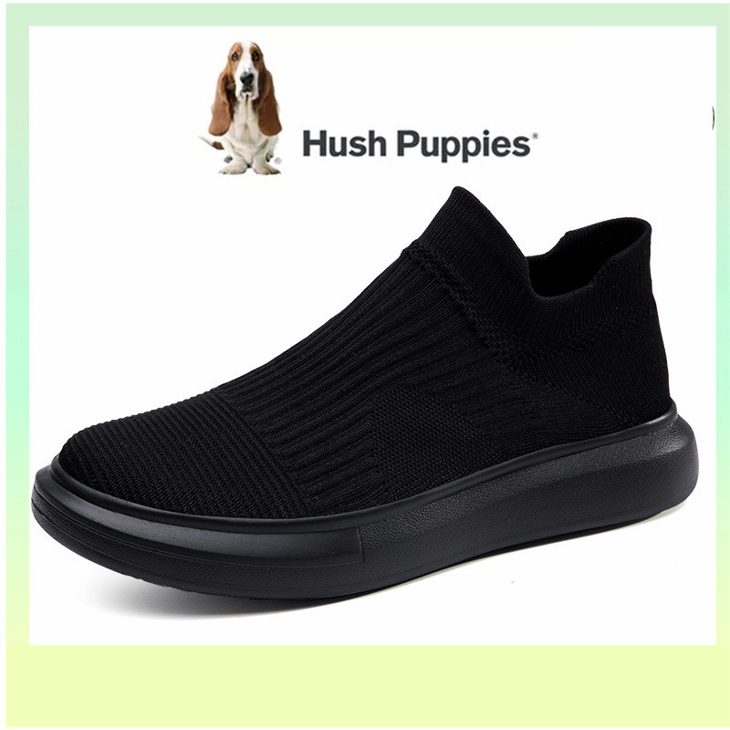 HUSH PUPPIES Hush Puppys รองเท้าผู้หญิงรองเท้าแบนผู้หญิงเกาหลี Hush Puppy รองเท้าผู้หญิงกีฬารองเท้าผ