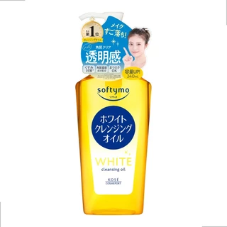 MORITOMO Official - SOFTYMO Cleansing Oil 240 ml ( Speedy/Liquid/White/Deep) / ซอฟตี้โม ออยล์คลีนซิ่งขวดปั๊ม
