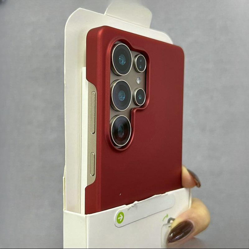 เคสโทรศัพท์แบบด้านบางเฉียบสําหรับ Samsung S22 S23 S24 S25 Ultra ป้องกันลายนิ้วมือ PC ฝาหลังกรณี - รูปที่ 5