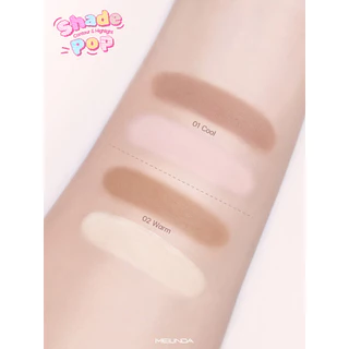 [📦 ส่งด่วน - ราคาถูก ] คอนทัวร์ & ไฮไลท์ เนื้อแมทท์ Meilinda Shade Pop Contour & Highlight (MC5108)
