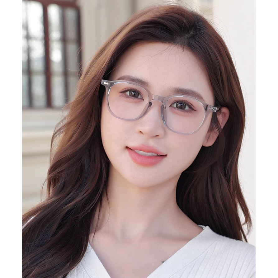 แว่นสายตาสั้น ป้องกันแสงสีฟ้า -0.50 ถึง -4.00 ขาซิลิโคน น้ำหนักเบา ใส่สบาย เหมาะทำงาน-เรียน5257