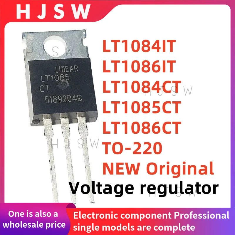 1-5PCS LT1084CT LT1084IT LT1084 LT1085CT LT1085 LT1086CT LT1086IT LT1086 Linear เครื่องปรับแรงดันไฟฟ