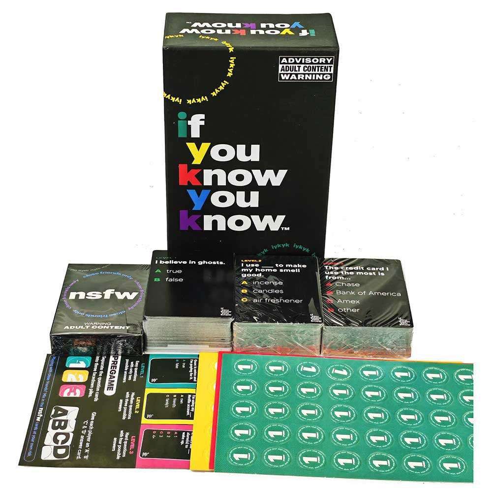 Spin Master Games, If You Know You Know IYKYK Card Game