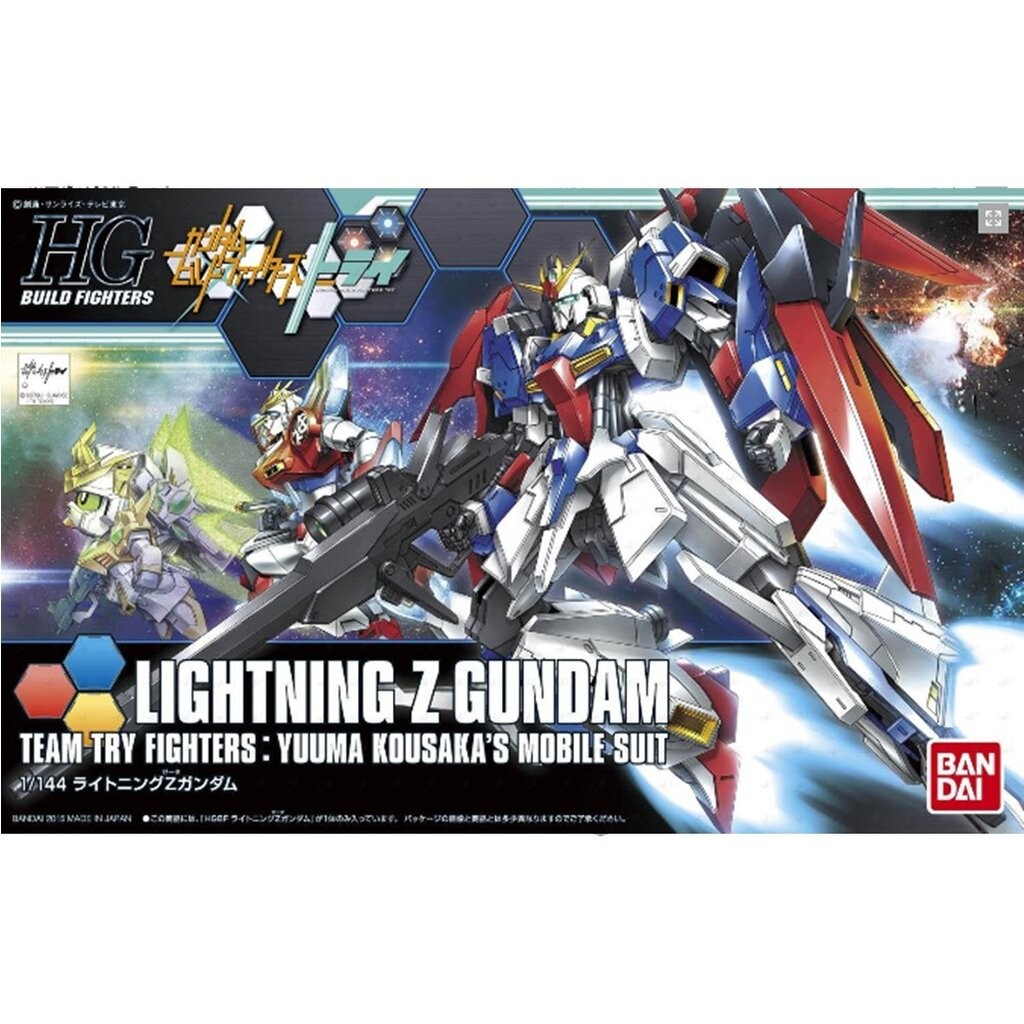 HG BANDAI LIGHTNING Z GUNDAM (Build Fighter)