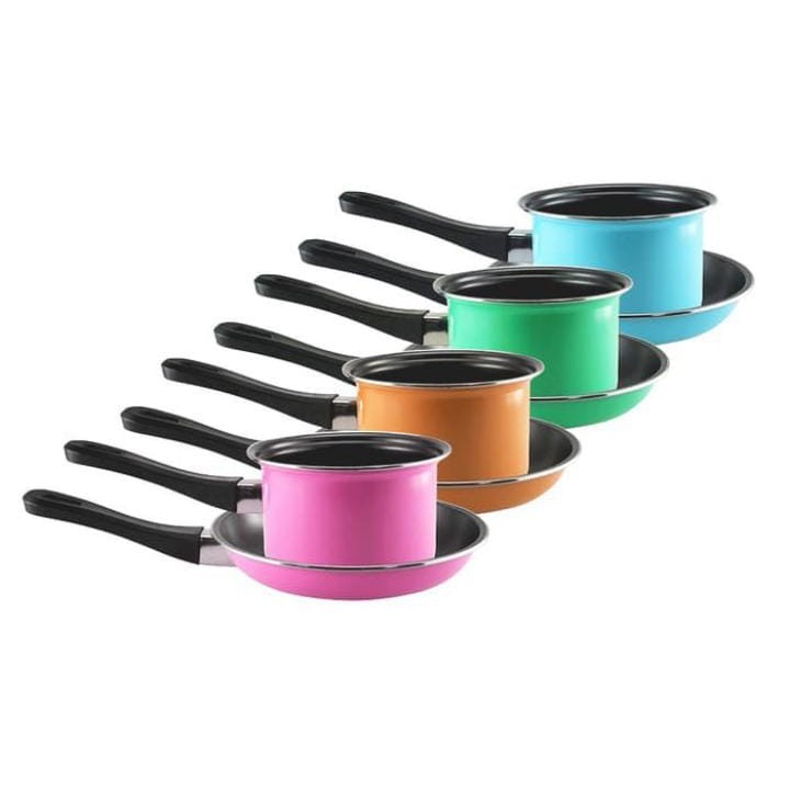 SKBM - FRYPAN SET PASTELA FRY PAN 20 MILK PAN 14 - SET FRY PAN 2 IN 1 - มากกว่า