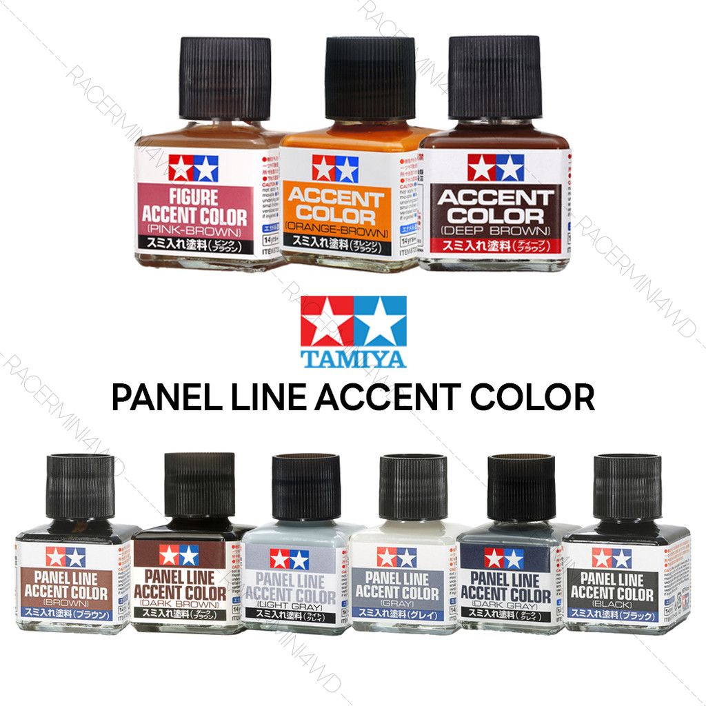 TAMIYA Panel Line Accent สีเดินเส้นโมเดล 87131 87132 87133 87140 87189 87199 87201 87209 87210