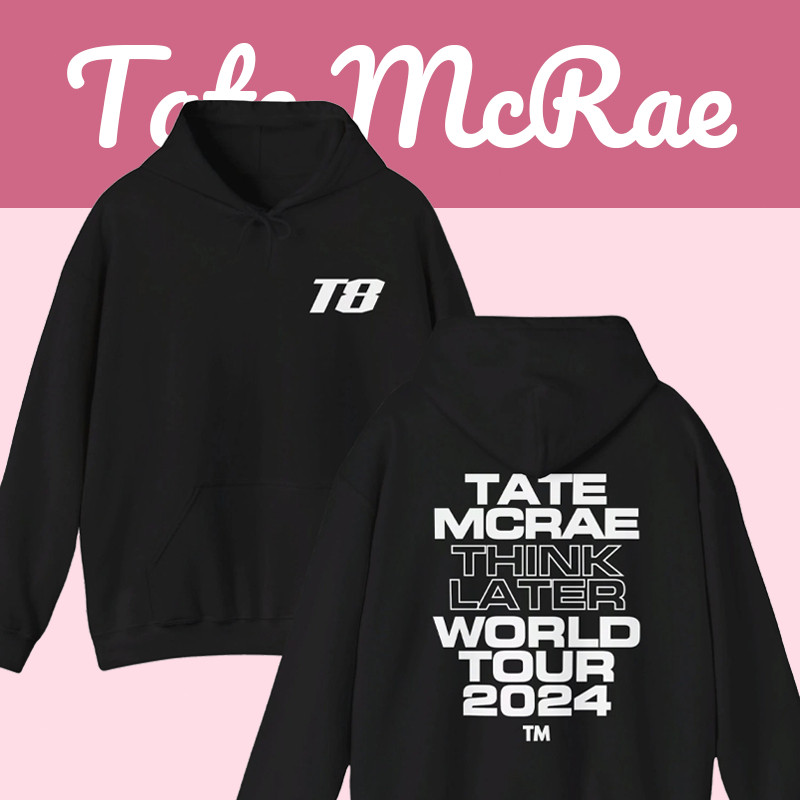 🔥 🧸ผ้าฝ้าย Hoodie🧸 ใหม่ เสื้อฮู้ด " ❤Tate McRae "  | Tate McRae  100% Hoodie ใส่ได้ ทั้ง ชาย ใส่สบาย