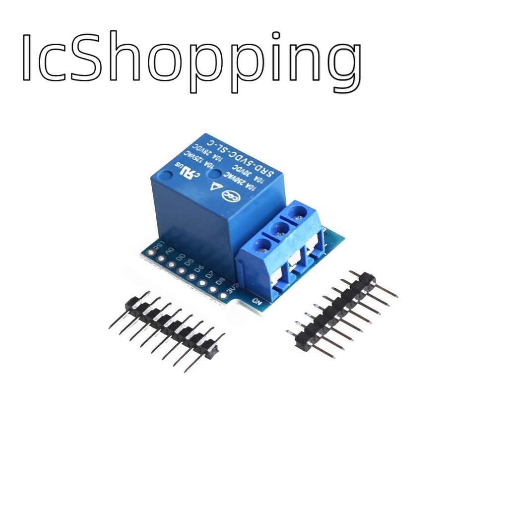 Esp8266 1 ชุดสําหรับ Wemos D1 Mini Relay Shield One Channel สําหรับ Wemos D1 Mini รีเลย์โมดูลสําหรับ
