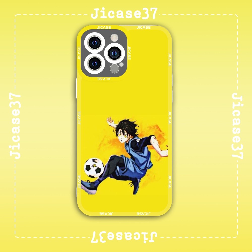 เคส iPhone Square Edge Samsung Xiaomi Oppo Anime Bluelock ธีมตัวละครฟุตบอล
