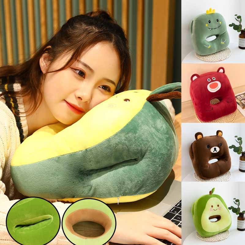 พร้อมส่ง หมอนงีบ หมอนตุ๊กตา หมอนซุกมือ เบาะพิงหลัง น่ารักนุ่มสบาย มีสองวิธีใช้งาน