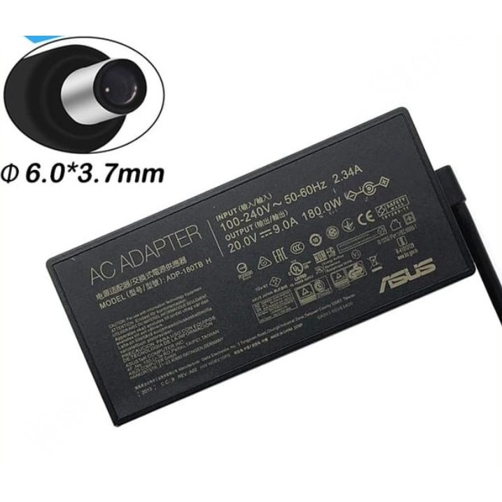อะแดปเตอร์ Asus ROG 20V 9A ( 6.0*3.7 มม.) A15 FX506 FX506I FX506UI 14 G14 GA401I a17 GA5021 GA50