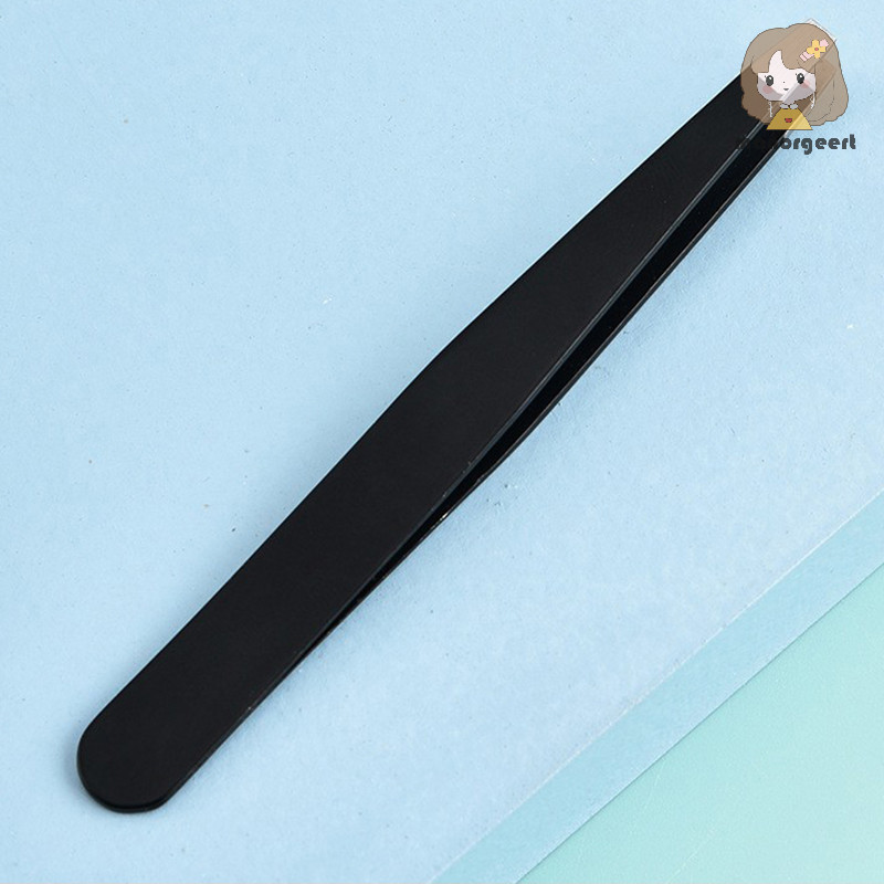 [LO] 1 ชิ้น Precision แหนบสแตนเลสสําหรับผมคิ้วกําจัดขนบนใบหน้า Splinter Blackhead Slant TipAngle Tip Pointed Tip TH