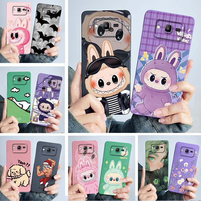เคสสําหรับ Samsung Galaxy J2 Prime (G532F) / Grand Prime G530 G531H การ์ตูนน่ารัก Labubu Square เคสโทรศัพท์ซิลิโคนอ่อนนุ่ม