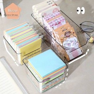 FreeSticker💖 กล่องเก็บของ สไตล์มินิมอล ลายคลื่น ถาดใส่ของ กล่องใส่กระดาษโน๊ต กล่องเก็บเครื่องสำอาง