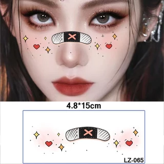👉tattoo สติกเกอร์รอยสักชั่วคราว สําหรับตกแต่งใบหน้า สติ๊กเกอร์ เหมาะสำหรับงานปาร์ตี้ เหมาะกับเทศกาลต่างๆ แต่งตัวแต่งหน้า
