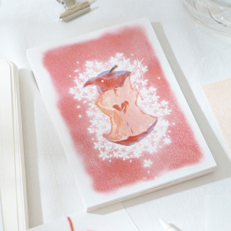 Midoo 60 แผ่นอารมณ์สีหัตถกรรมกระดาษ Junk Journal DIY Collage Scrapbooking วัสดุกระดาษ Memo Pad เครื่องเขียน